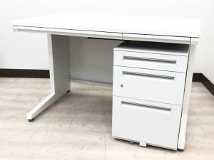 【横幅1100サイズ】【ワゴンとのセット商品】ワゴンを追加で収納力UP！！オカムラ/アドバンス/ホワイト